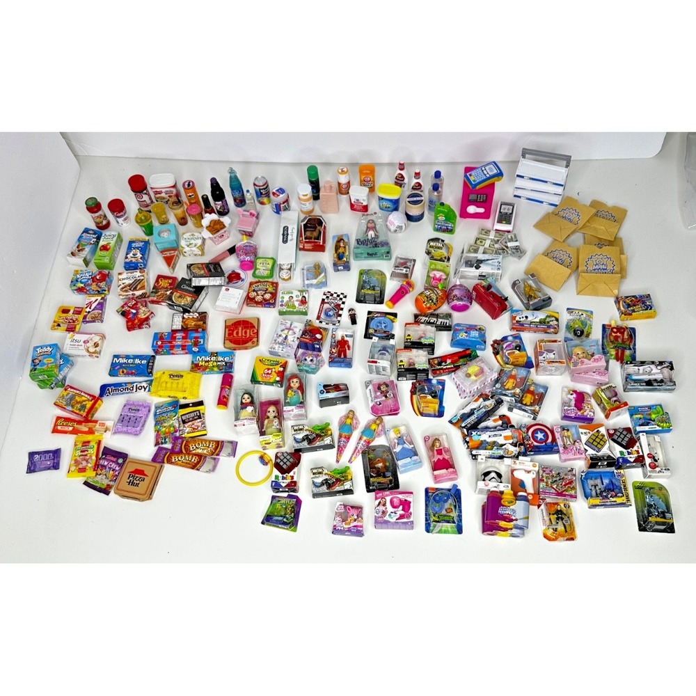 Mini Brands Toys Food Health Care Disney Star Wars HUGE Lot 57 Pc ++ Safe Money